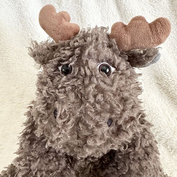 Manhattan Toy Co Curly Q Moose Woodland Plush 16” Stuffed Animal Toy Forest - Picture 2 of 6
